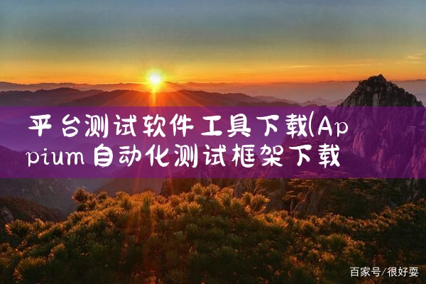 平台测试软件工具下载|欲漫涩